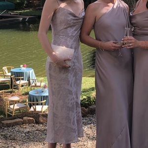 Anthropologie slip dress- worn once and dry cleaned size 0 fun shimmer appliqué